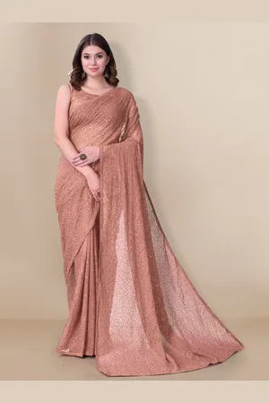 VAIRAGEE Embellished Sequinned Ready to Wear Saree