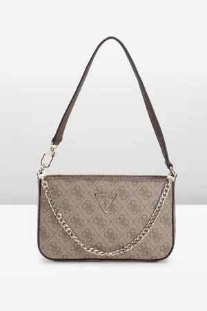 Guess Printed PU Structured Shoulder Bag