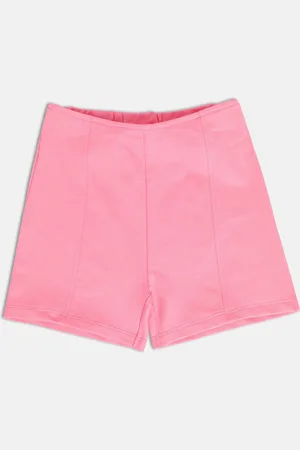 MINI KLUB Girls Mid Rise Pure Cotton Shorts
