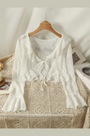 HERE&NOW Women Crop Cardigan
