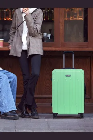 Killer Textured Hard-Sided Medium Trolley Bag