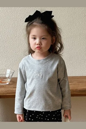 LULU & SKY Girls Round Neck Long Sleeves Regular Fit T-shirt