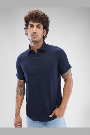SPYKAR Men Slim Fit Opaque Casual Shirt