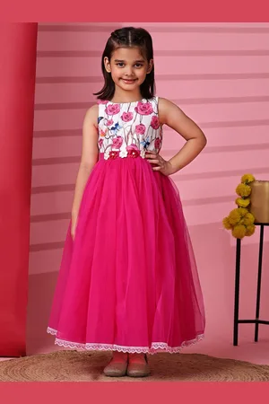 Toy Balloon Kids Girls Floral Embellished Ready to Wear Maxi Dress