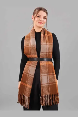 Tossido Unisex Checked Acrylic Mufflers