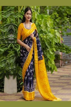 Kalista Printed Saree With Blouse Piece