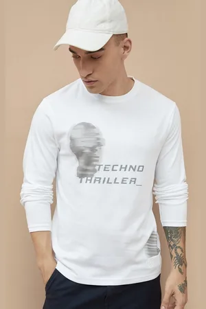 Bossini Men Typography Printed Round Neck Cotton T-shirt