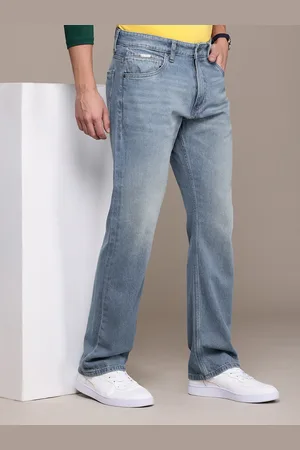 Nautica Men Pure Cotton Bootcut Fit Light Fade Jeans