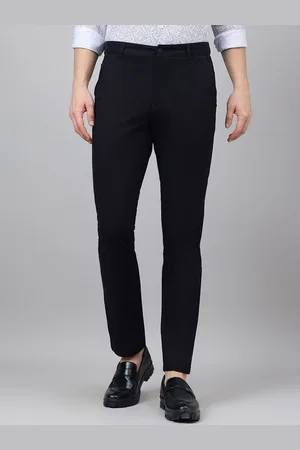 Richlook Men Smart Mid-Rise Regular Fit Cotton Trousers
