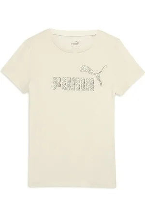 PUMA Girls ANIMAL Graphic Brand Logo Pure Cotton T-shirt