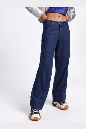 DressBerry Women Loose & Lively Panelled Straight Fit Jeans
