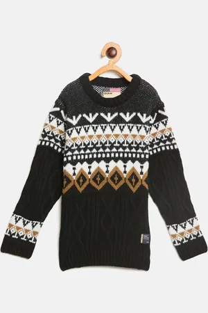 Duke Boys Self Design Pullover Sweaters