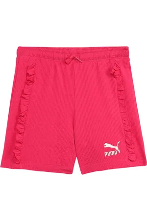 PUMA Ruffle Girls Cotton Shorts