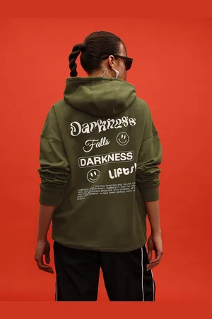 DressBerry Moss Luxe Hooded Relaxed Sweatshirt