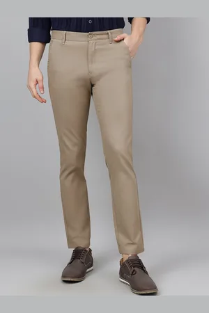 Richlook Men Smart Mid-Rise Regular Fit Cotton Trousers