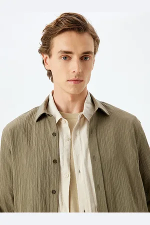 Koton Men Opaque Striped Casual Shirt