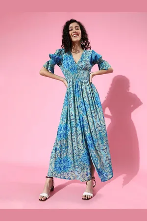 BAESD Women Print Fit and Flare Dress