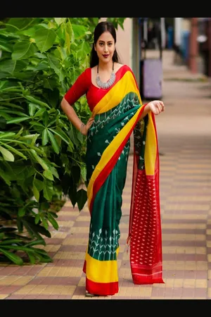 Kalista Printed Saree With Blouse Piece