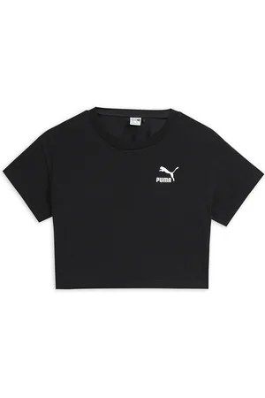 PUMA Girls BETTER CLASSICS Brand Logo Pure Cotton T-shirt