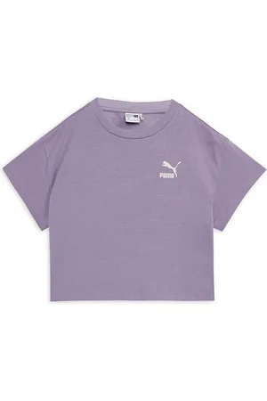 PUMA Girls BETTER CLASSICS Brand Logo Pure Cotton T-shirt