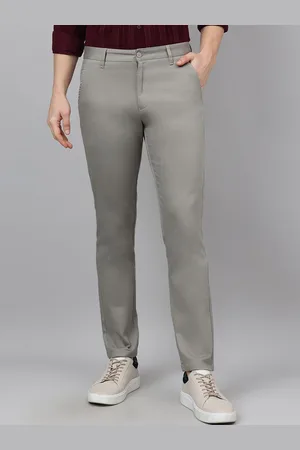 Richlook Men Smart Mid-Rise Regular Fit Cotton Trousers