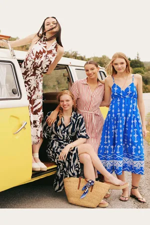 DeFacto Women Conversational Printed A-Line Maxi Dress