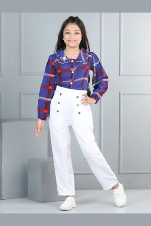 Cutiekins Girls Checked Top with Trousers