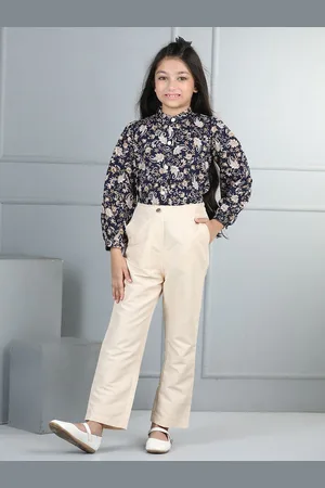 Cutiekins Girls Printed Top with Trousers