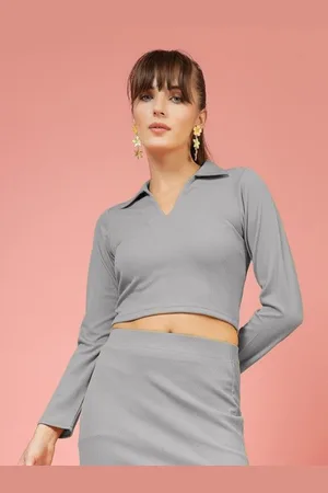 OOMPH Women Fitted Crop Top