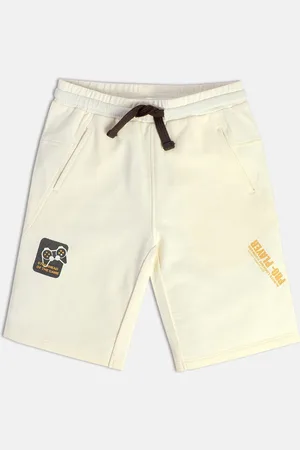 MINI KLUB Boys Mid Rise Pure Cotton Shorts