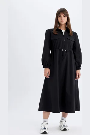 DeFacto Women Shirt Midi Dress