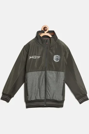 Duke Boys Colourblocked Cotton Front-Open Sweatshirt