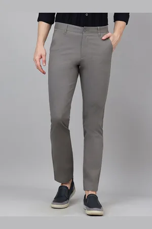 Richlook Men Smart Mid-Rise Regular Fit Cotton Trousers
