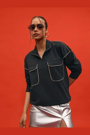 DressBerry Street Smart Contrast Detail Sweatshirt