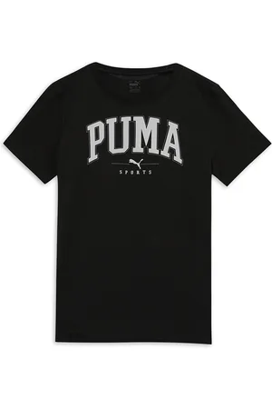 PUMA Boys SQUAD Big Brand Logo Pure Cotton T-shirt