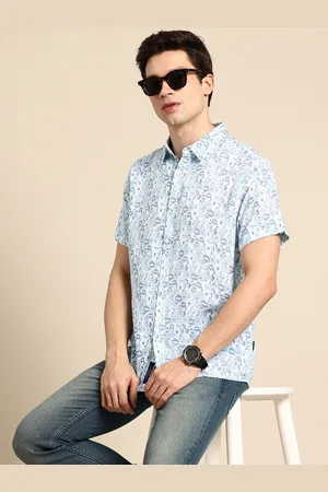 Being Human Pure Cotton Slim Fit Ethnic Motifs Printed Casual Shirt