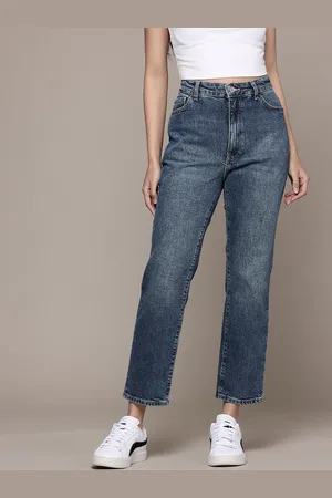 MANGO Women Slim Fit Light Fade Stretchable Jeans