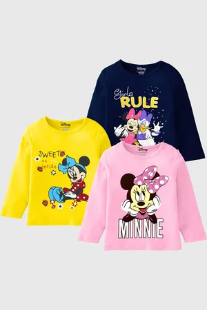 Miss and Chief Girls 3 Printed Applique T-shirt