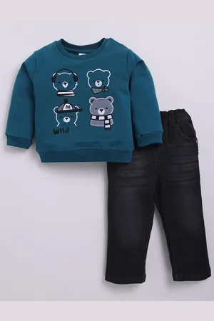 dollar Boys Printed T-shirt with Trousers