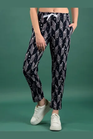Dollar Missy Women Printed Relaxed Fit Cotton Trousers