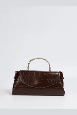 Max Collection Women Textured Structured Satchel Bag