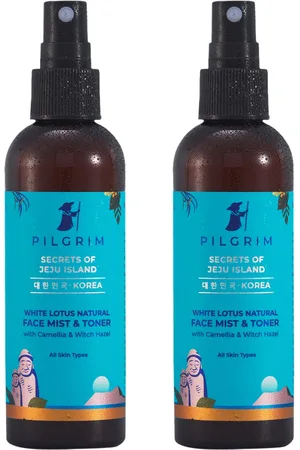 Pilgrim Set of 2 Alcohol-Free Face Mist & Toner with White Lotus & Camelia