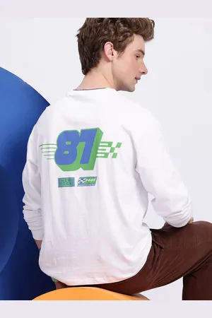 Aeropostale Graphic Printed Drop-Shoulder Long Sleeves Pure Cotton T-shirt