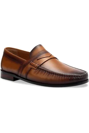 ROSSO BRUNELLO Men Leather Formal Loafers