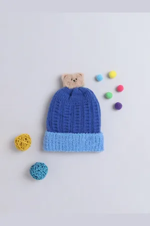 The Magic Wand Boys Self Design Woollen Beanie