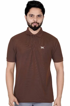 La Milano Men Printed Polo Collar Pockets Slim Fit T-shirt