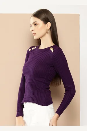 Invictus Women Ribbed Acrylic Pullover