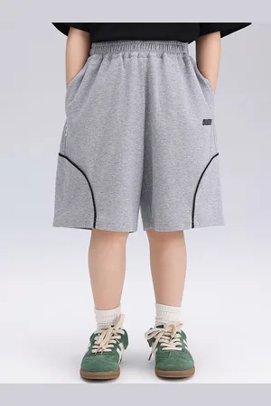 LULU & SKY Boys Loose Fit High-Rise Sports Shorts
