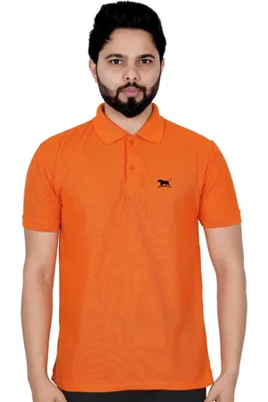 La Milano Men Printed Polo Collar Slim Fit T-shirt