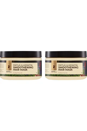 Pilgrim Set of 2 Patua & Keratin Smoothening Hair Care Mask - 200g Each